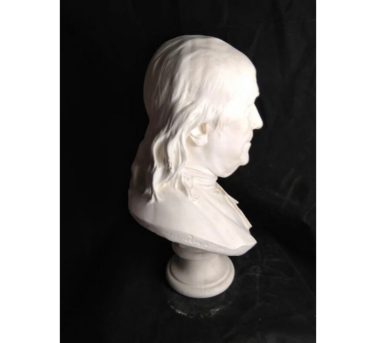 Busto de Benjamin Franklin según Jean-Antoine...