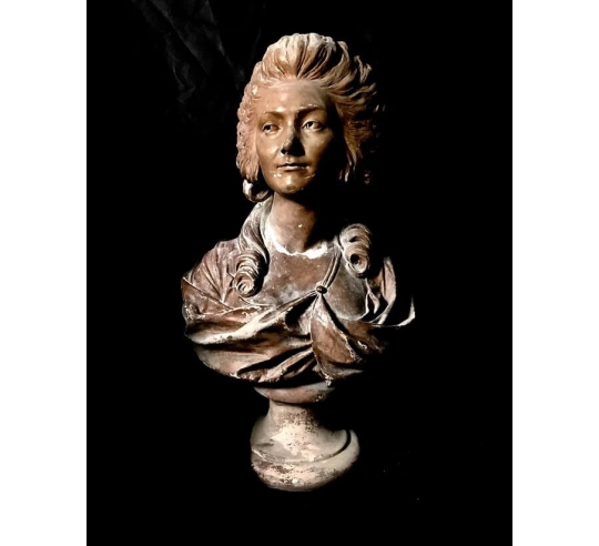 Busto de la desconocida de Nevers según Etienne-Maurice Falconet.