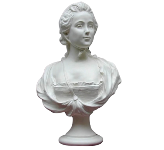 Bust of Marie-Anne de Camargo called "La Camargo" by Jean-Jacques Caffieri.