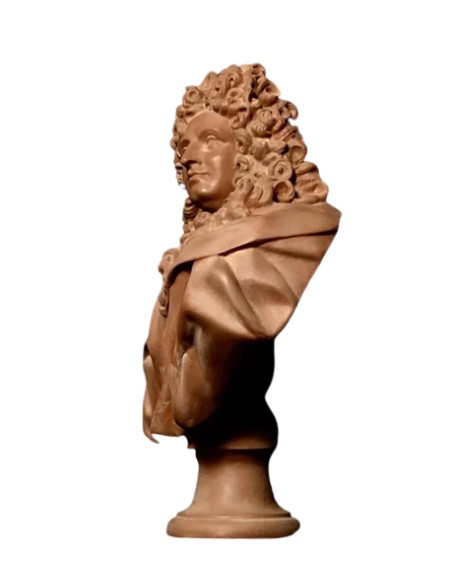 Bust of Jules Hardouin-Mansart by Jean-Louis Lemoine.