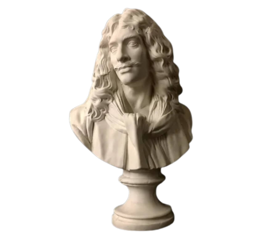 Bust of Jean-Baptiste Poquelin, known as Molière by Jean-Antoine Houdon