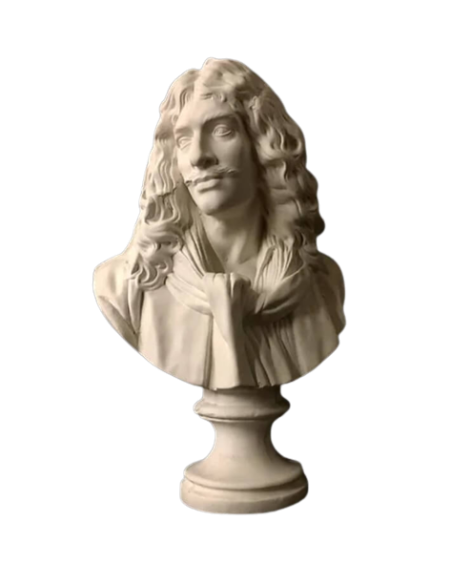 Bust of Jean-Baptiste Poquelin, known as Molière by Jean-Antoine Houdon