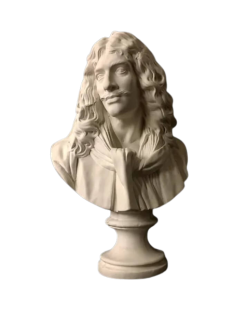 Busto de Jean-Baptiste Poquelin, conocido como Molière,...