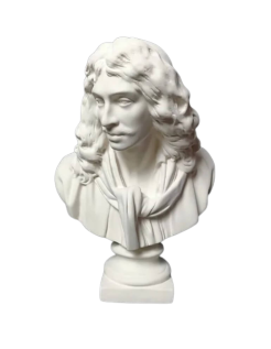 Busto de Jean-Baptiste Poquelin, conocido como Molière,...
