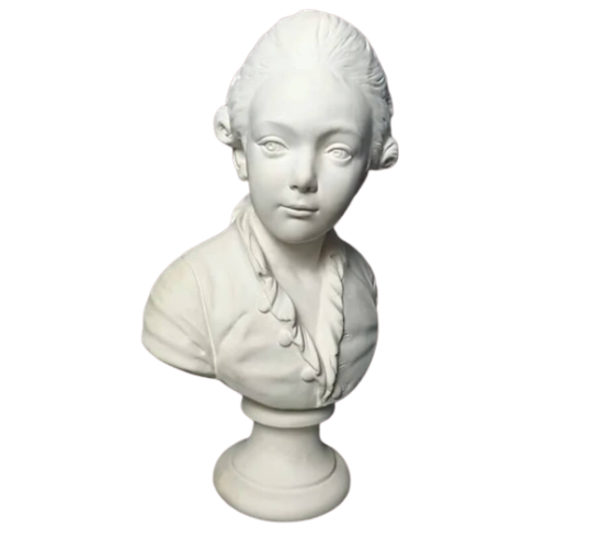 Bust of a child by Augustin Pajou.