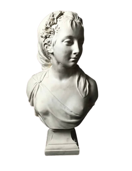 Buste de la déesse de l’Été d'après Jean-Antoine Houdon.