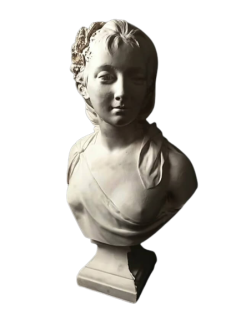 Buste de la déesse de l’Été d'après Jean-Antoine Houdon.