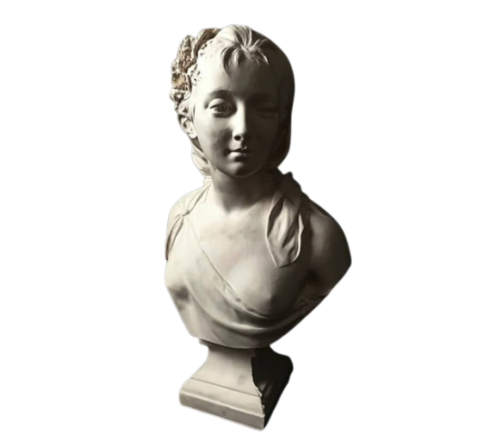 Bust of the Goddess of Summer by Jean-Antoine Houdon.