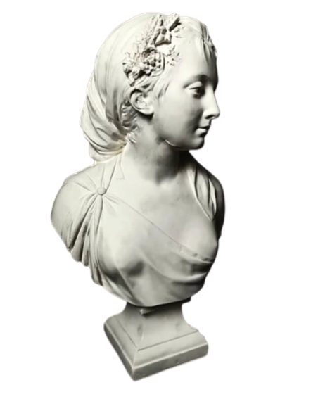 Buste de la déesse de l’Été d'après Jean-Antoine Houdon.