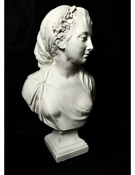 Buste de la déesse de l’Été d'après Jean-Antoine Houdon.