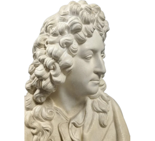 Buste de Jean Racine d'après Simon-Louis Boizot.