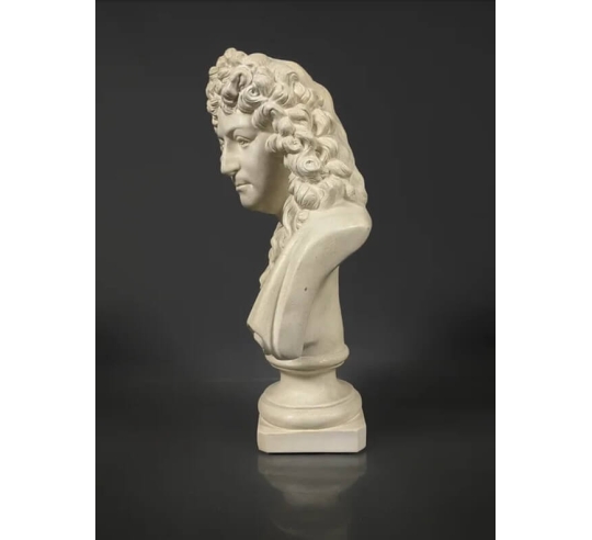 Buste de Jean Racine d'après Simon-Louis Boizot.