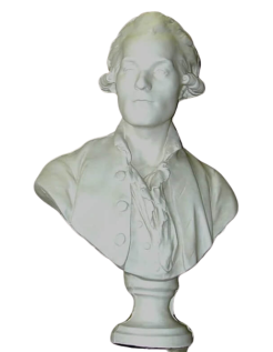 Bust of Maximilien Robespierre by Jean Antoine Houdon.
