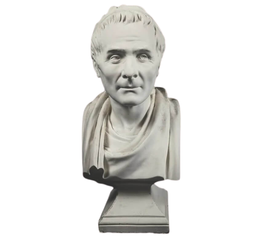 Buste de Jean-Jacques-Rousseau d'après Jean-Antoine Houdon