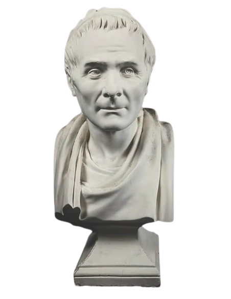 Buste de Jean-Jacques-Rousseau d'après Jean-Antoine Houdon