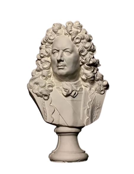 Busto de Sébastien Le Prestre, Marqués de Vauban según Antoine Coysevox.