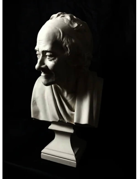 Bust of François-Marie Arouet, known as Voltaire after Jean-Antoine Houdon.