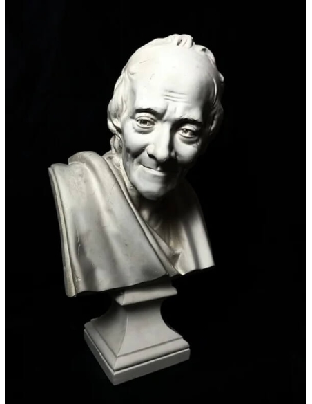 Buste de François-Marie Arouet, dit Voltaire d'après Jean-Antoine Houdon.