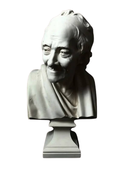 Buste de François-Marie Arouet, dit Voltaire d'après Jean-Antoine Houdon.