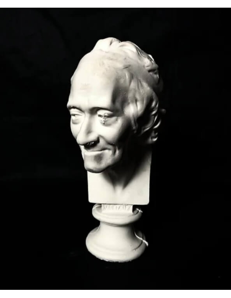Busto de François-Marie Arouet, llamado Voltaire, según Jean-Antoine Houdon.