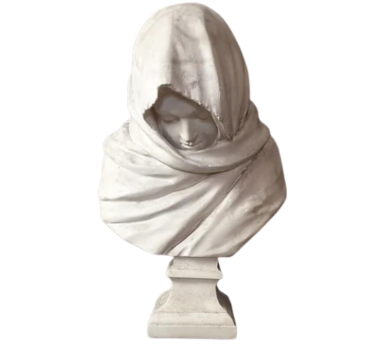 Buste de L'Hiver ou la Frileuse d'après Jean-Antoine Houdon