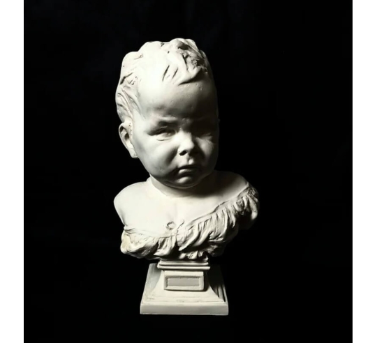 Buste Le petit Boudeur d'après Jean-Baptiste...