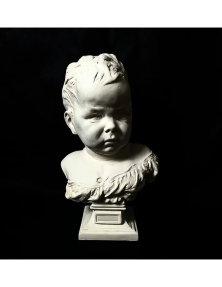 Buste Le petit Boudeur d'après Jean-Baptiste Carpeaux.