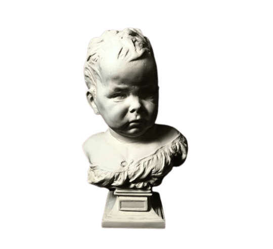 Buste Le petit Boudeur d'après Jean-Baptiste...