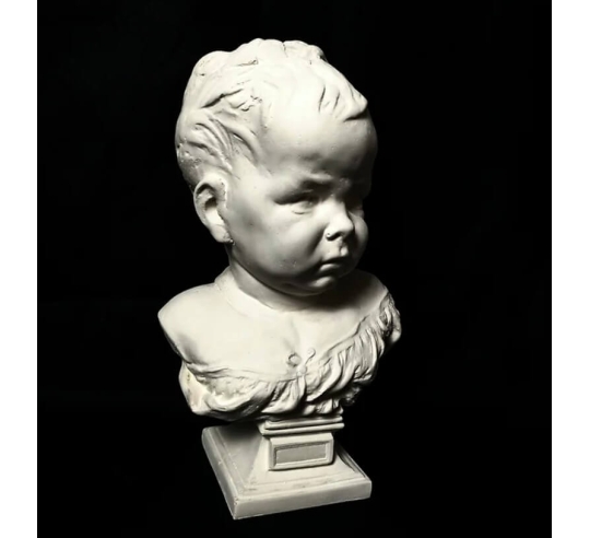 Buste Le petit Boudeur d'après Jean-Baptiste...