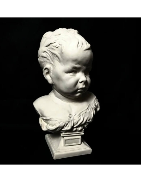 Buste Le petit Boudeur d'après Jean-Baptiste Carpeaux.