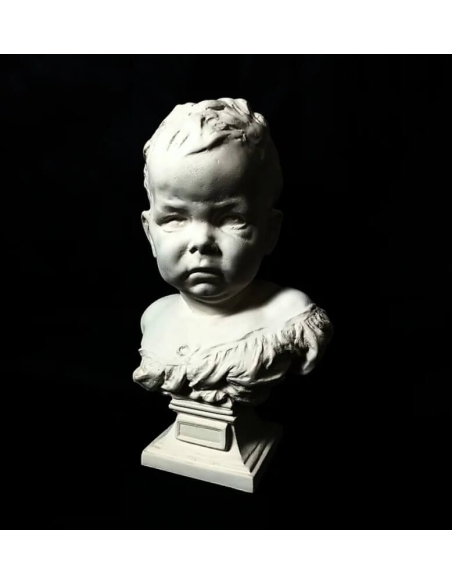 Buste Le petit Boudeur d'après Jean-Baptiste Carpeaux.