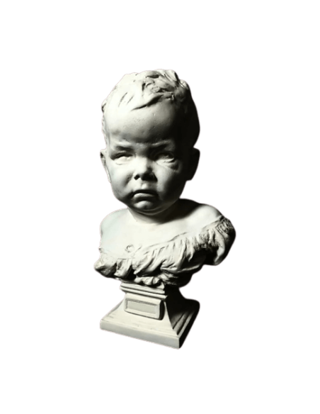 Buste Le petit Boudeur d'après Jean-Baptiste Carpeaux.