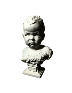 Bust of The sulky child after Jean-Baptiste Carpeaux.