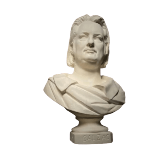 Busto de Honoré de Balzac.