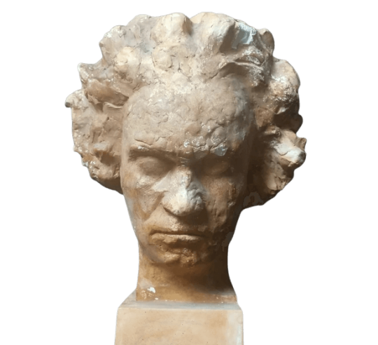 Busto de Ludwig Van Beethoven según Georges Simon.