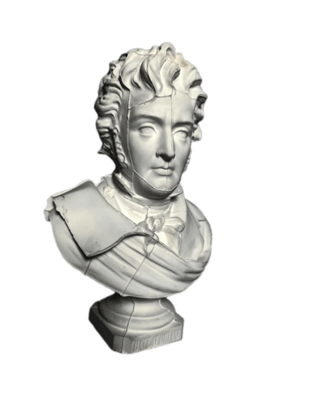 Busto de François René vizconde de Chateaubriand conocido como Chateaubriand.