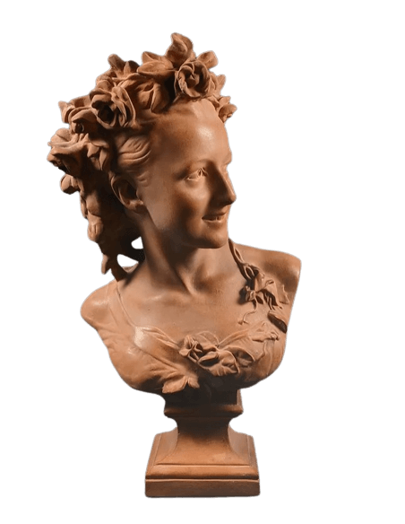 Buste de La Rieuse aux roses d'après Jean-Baptiste Carpeaux.