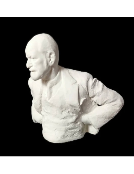 Bust of Sigmund Freud.
