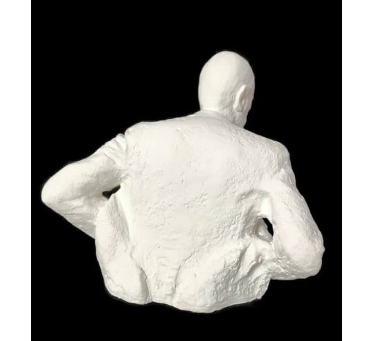 Bust of Sigmund Freud.