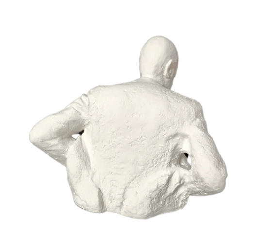 Bust of Sigmund Freud.