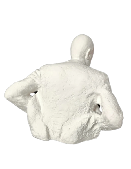 Bust of Sigmund Freud.