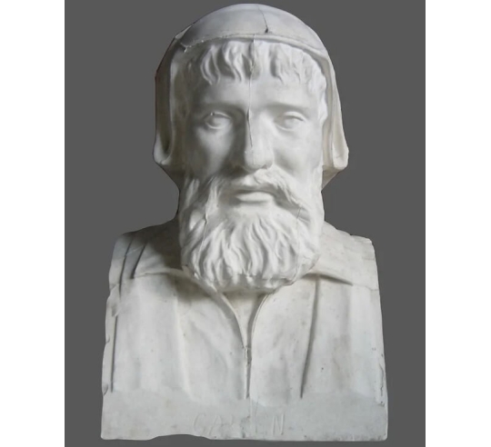 Busto de Claudio Galeno, médico griego.