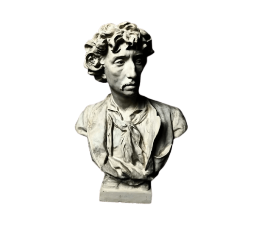 Bust of Charles Garnier after Jean-Baptiste Carpeaux.