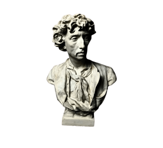 Buste de Charles Garnier d'après Jean-Baptiste Carpeaux.