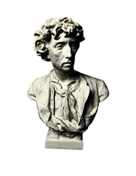 Buste de Charles Garnier d'après Jean-Baptiste Carpeaux.