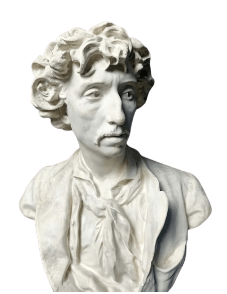 Buste de Charles Garnier d'après Jean-Baptiste Carpeaux.