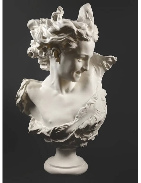 Bust of the dance genius after Jean-Baptiste Carpeaux.