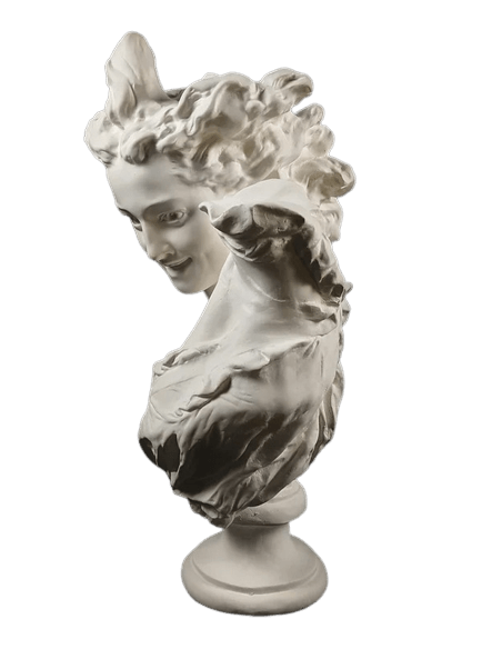 Bust of the dance genius after Jean-Baptiste Carpeaux.