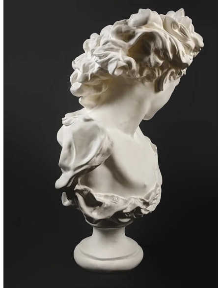 Bust of the dance genius after Jean-Baptiste Carpeaux.