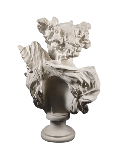 Bust of the dance genius after Jean-Baptiste Carpeaux.